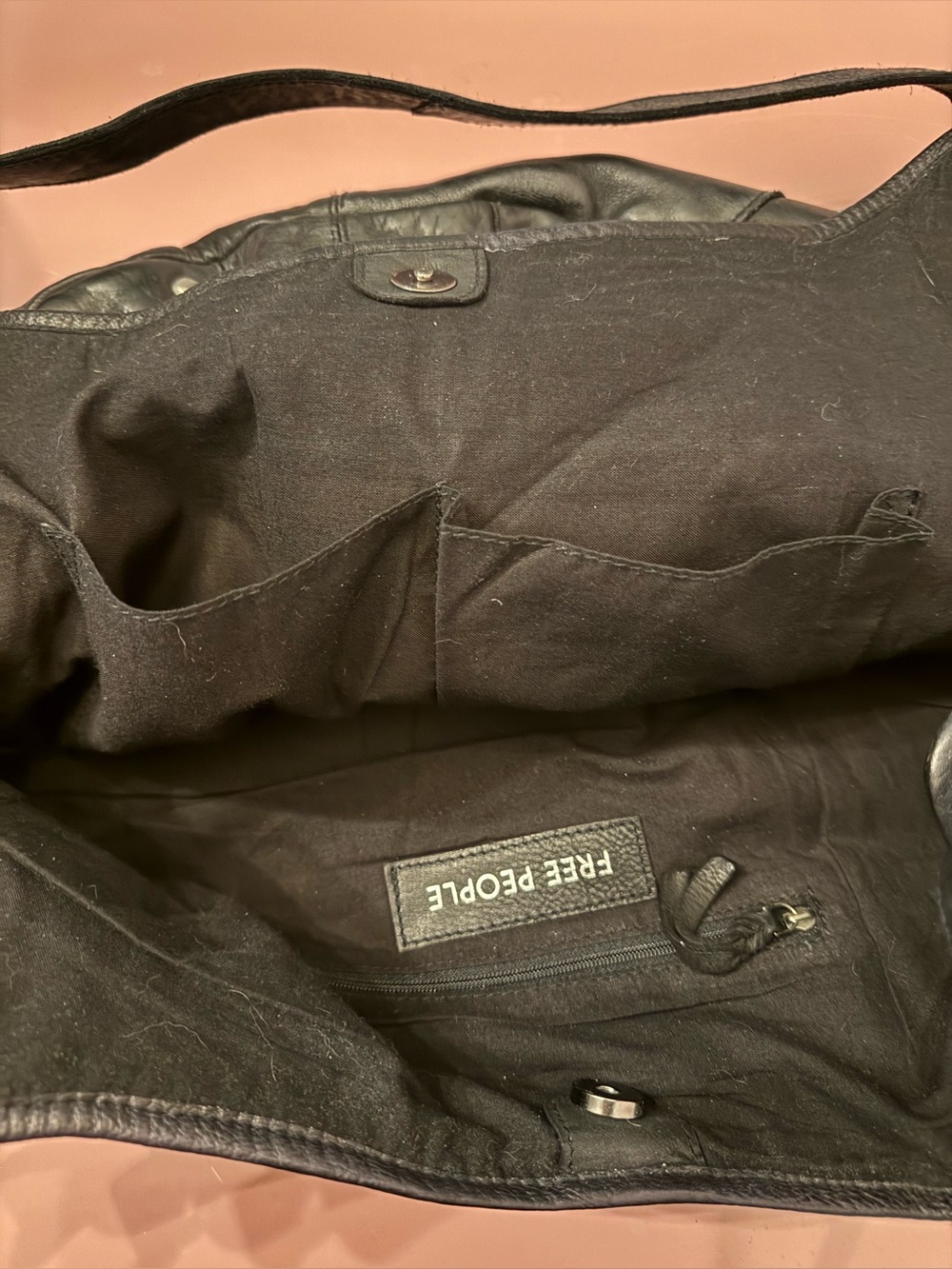 Free People Bushwick Leather Tote - Picture 6 of 7